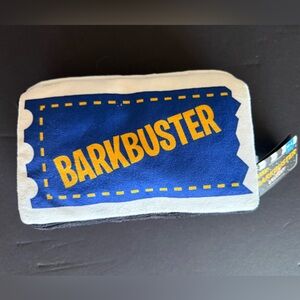 Bark BarkBuster Video Dog Toy Treat Trap Large Squeaker Crinkle New